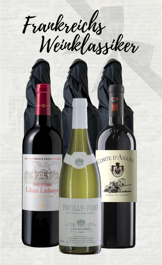 Geschenkset »Frankreichs Weinklassiker«