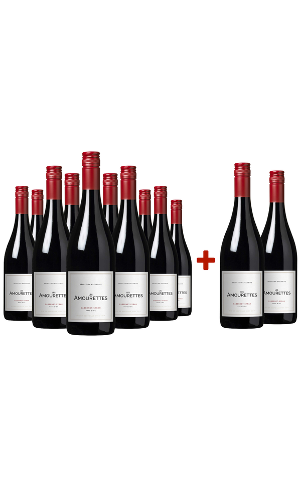 Sparpaket 10+2 Cabernet-Syrah »Les Amourettes« 2022